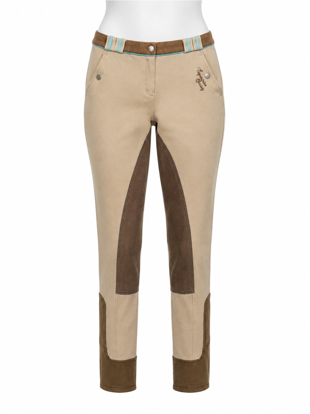 Size XL (EU 46) Harry’s Horse Women’s Equestrian Riding Breeches Full Seat Beige